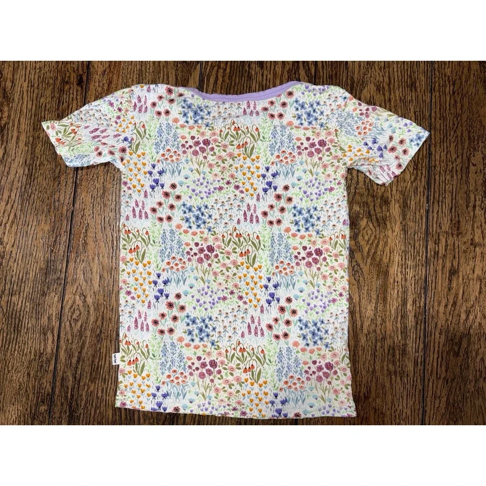Little Sleepies Flower fields TOP ONLY 4T